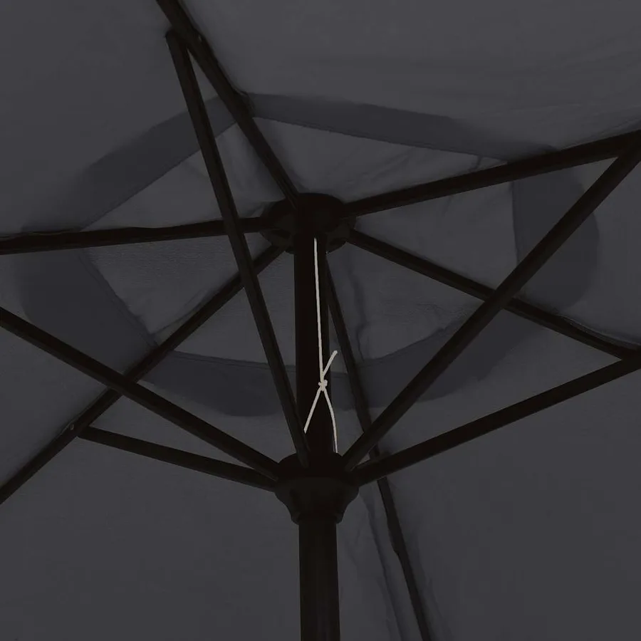 Parasol Noir 200x224 cm Aluminium - 5