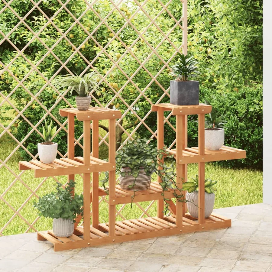 Support à fleurs 110x25x73 cm bois massif de sapin