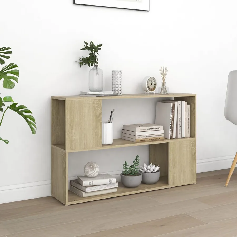 Bibliothèque Chêne Sonoma 100x24x63 cm Bois d'ingénierie