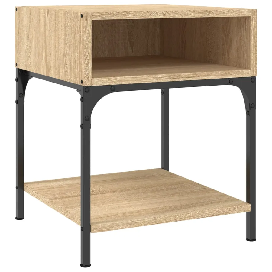 Tables de chevet 2 pcs chêne sonoma 40x41x50 cm bois ingénierie - 4