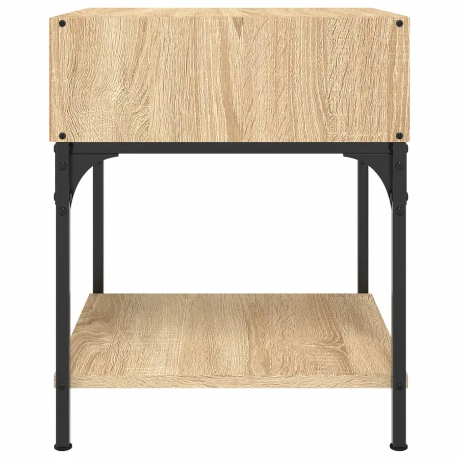 Tables de chevet 2 pcs chêne sonoma 40x41x50 cm bois ingénierie - 6