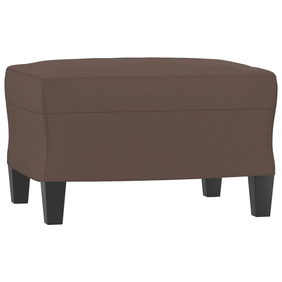Repose-pied Marron 60x50x41 cm Similicuir - 2