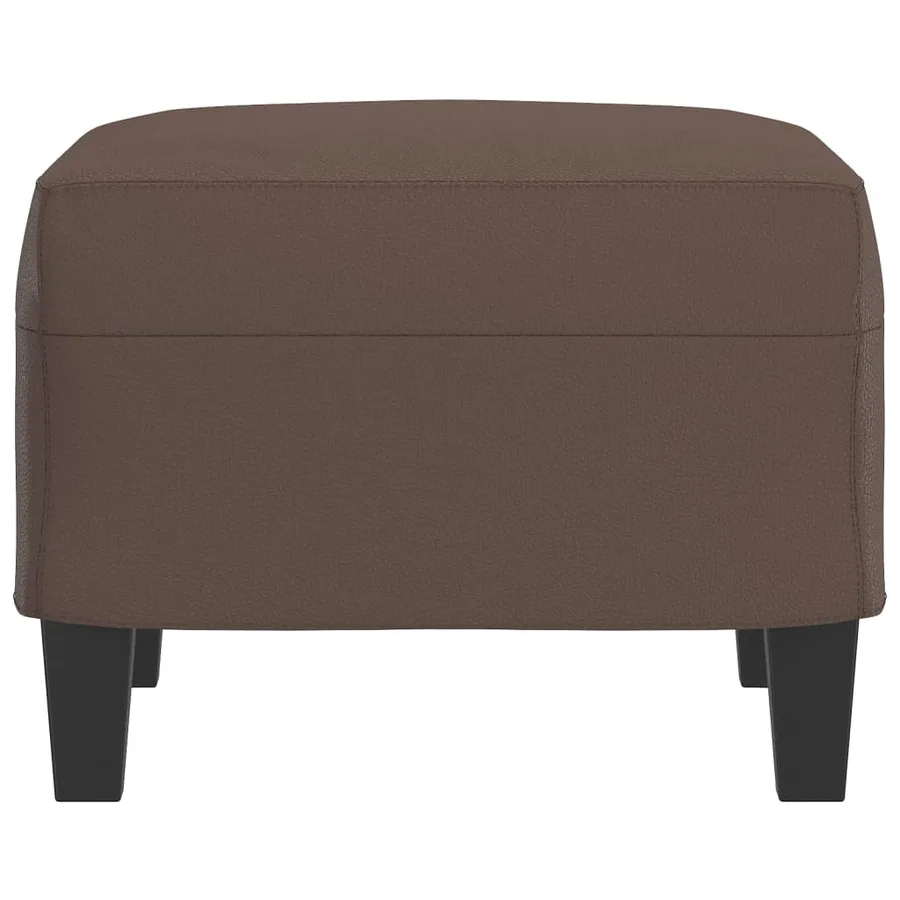 Repose-pied Marron 60x50x41 cm Similicuir - 4