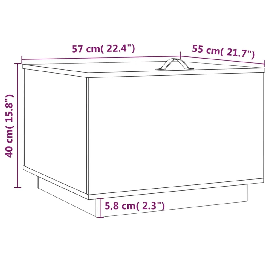 Boîtes de rangement et couvercles 3pcs Blanc Bois massif de pin - 10