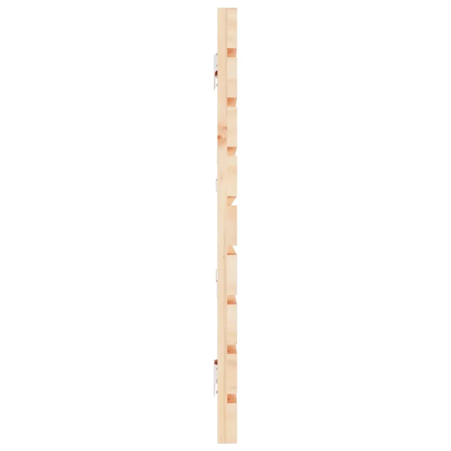 Tête de lit murale 166x3x63 cm Bois massif de pin - 5