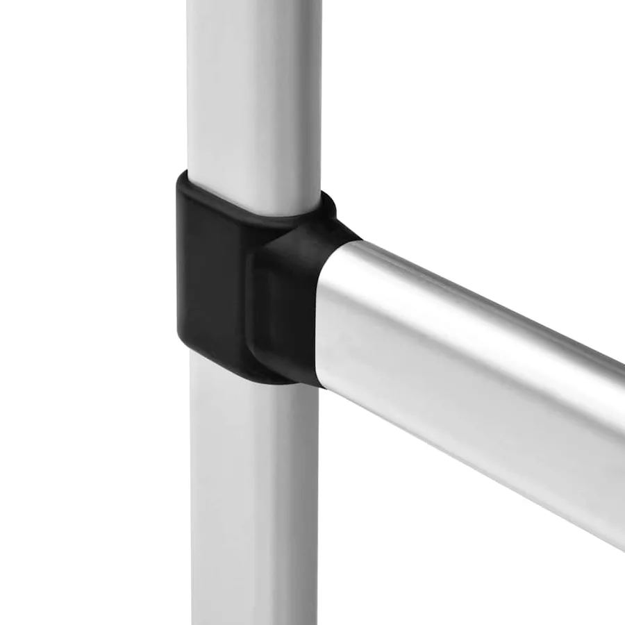 Système de garde-robe télescopique avec barres Aluminium - 8