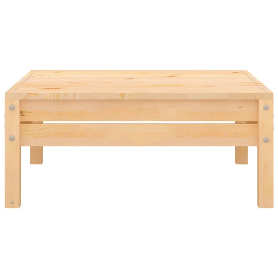 Salon de jardin 4 pcs Bois de pin massif - 12