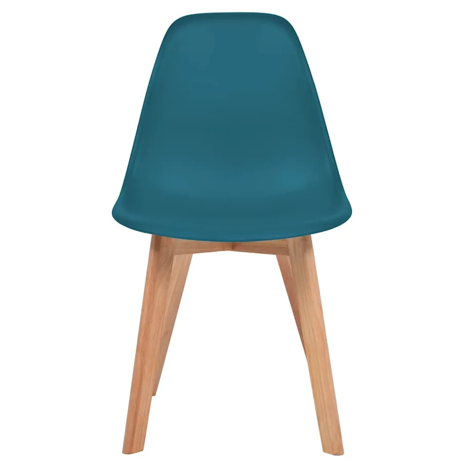 Chaises à manger lot de 6 Turquoise Plastique - 2