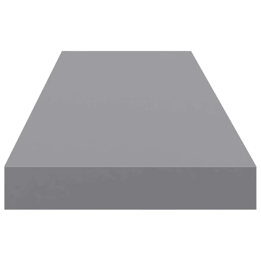 Étagère murale flottante gris 90x23,5x3,8 cm MDF - 7
