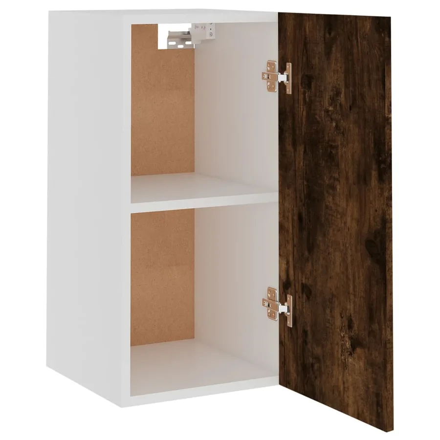 Armoire suspendue "Lyon" Chêne fumé 29,5 x 31 x 60 cm Bois d'ingénierie - 6
