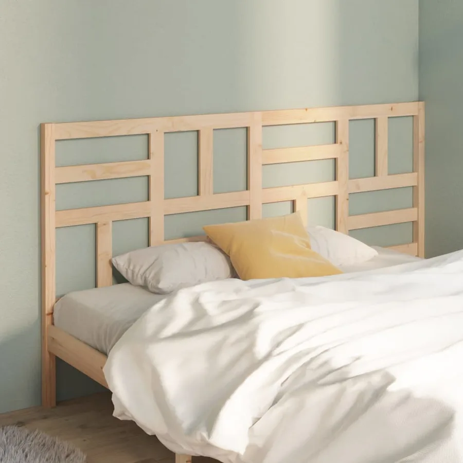 Tête de lit 206x4x104 cm Bois massif de pin - 3