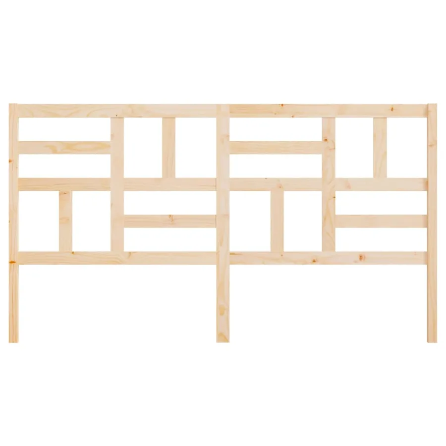Tête de lit 206x4x104 cm Bois massif de pin - 4