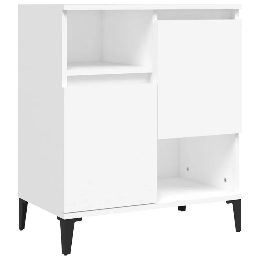 Buffet Blanc 60x35x70 cm Bois d'ingénierie - 2