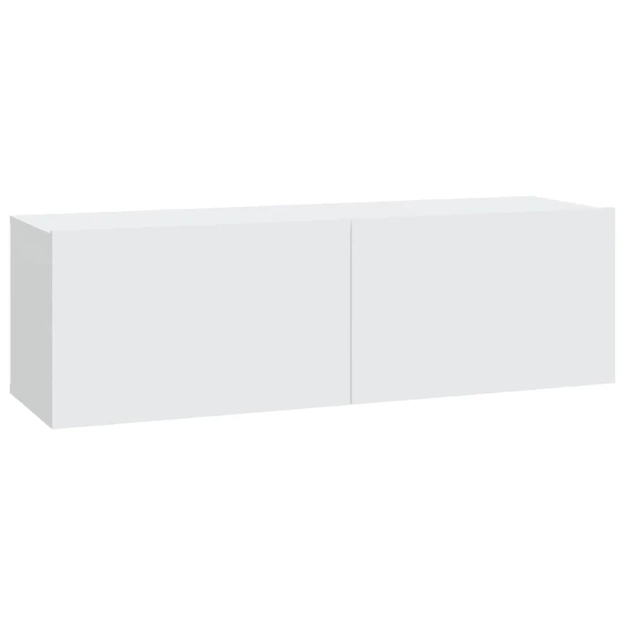 Ensemble de meubles TV 5 pcs Blanc Bois d'ingénierie - 7