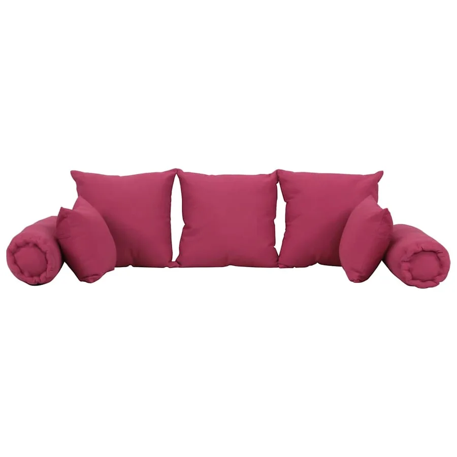 Ensemble d'oreillers décoratifs lot de 7 Rose Tissu - 3