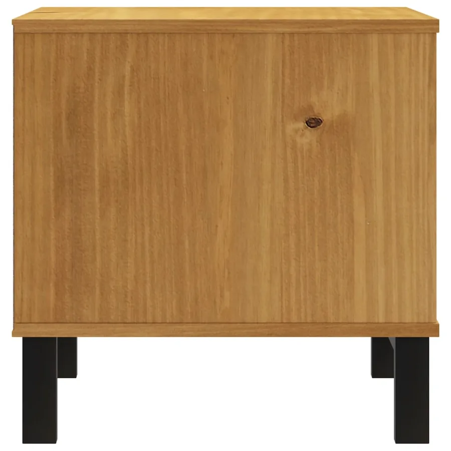 Table d'appoint FLAM 50x50x50 cm bois de pin massif - 6