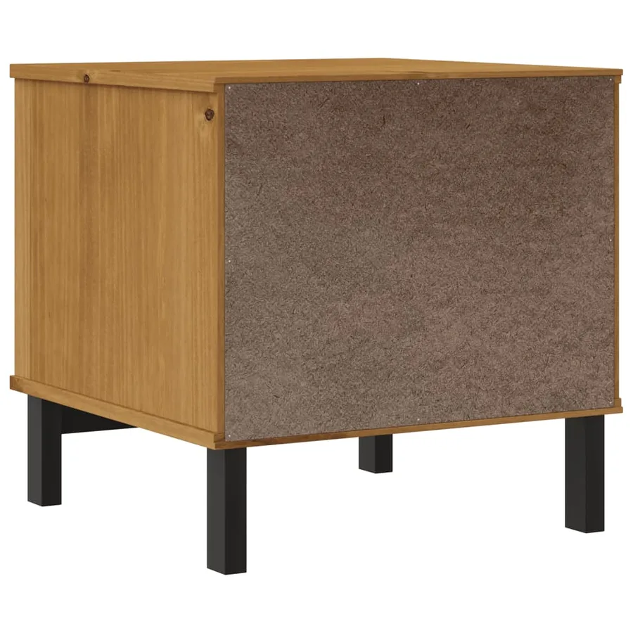 Table d'appoint FLAM 50x50x50 cm bois de pin massif - 7
