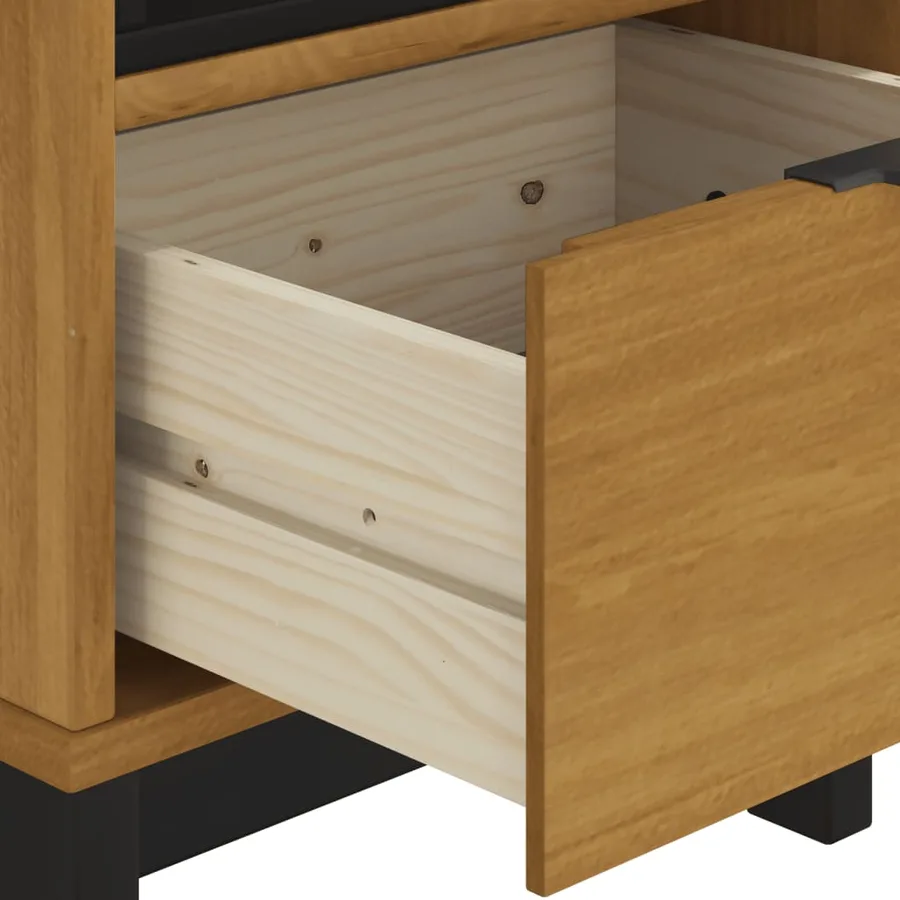 Table d'appoint FLAM 50x50x50 cm bois de pin massif - 8