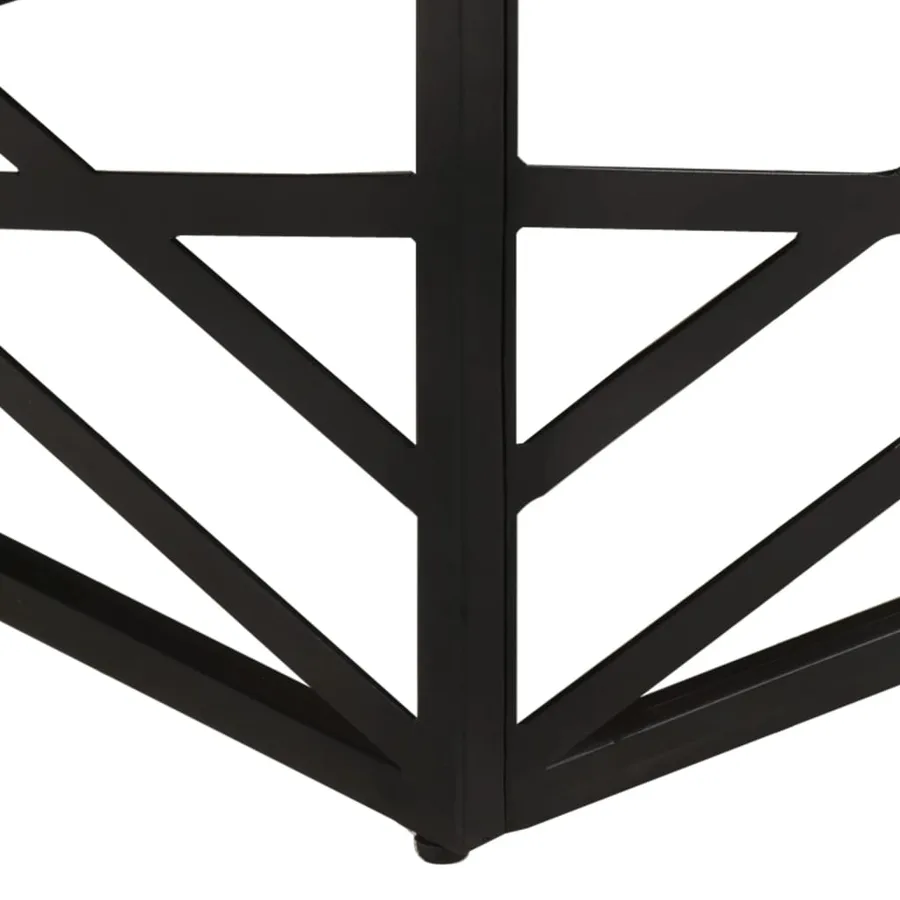 Table basse 68x68x35 cm Bois de manguier massif - 4