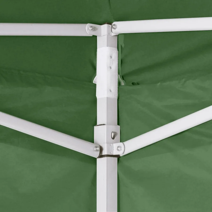 Tente pliable avec 2 parois 3 x 3 m Vert - 3