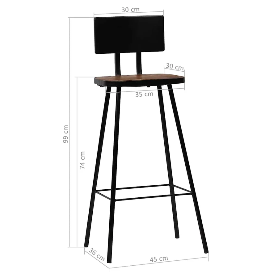 Ensemble de bar 5 pcs Noir - 16