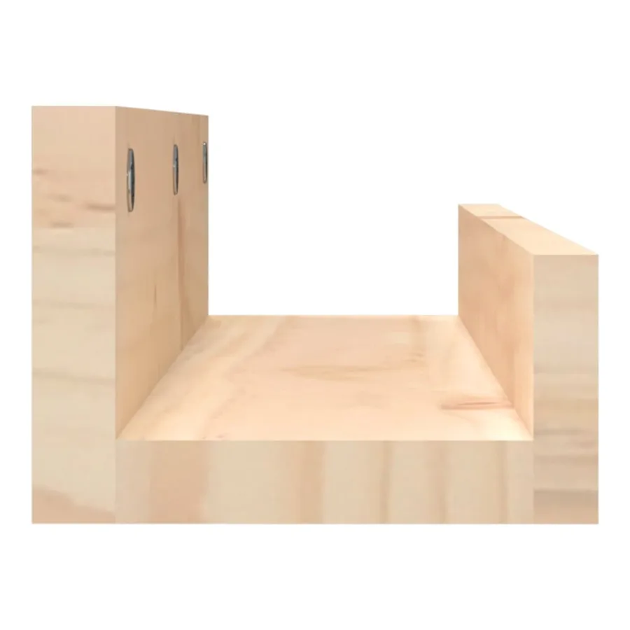 Étagères murales 2 pcs 50x12x9 cm Bois de pin massif - 5