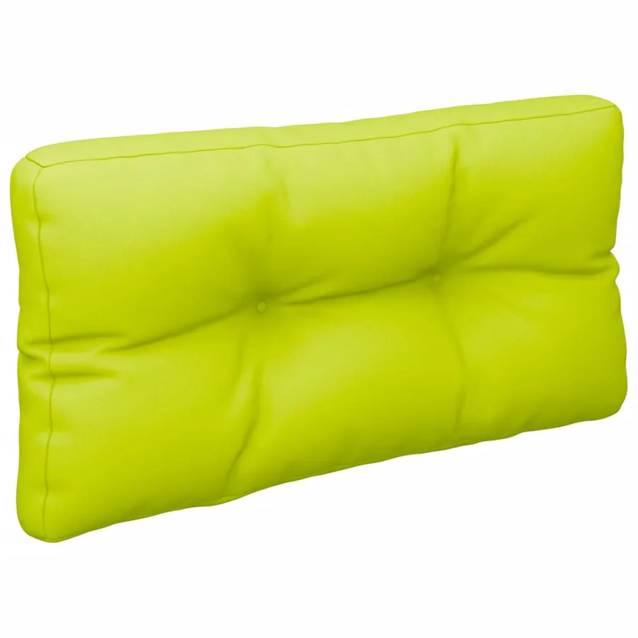 Coussin de palette vert vif 80x40x12 cm tissu - 4