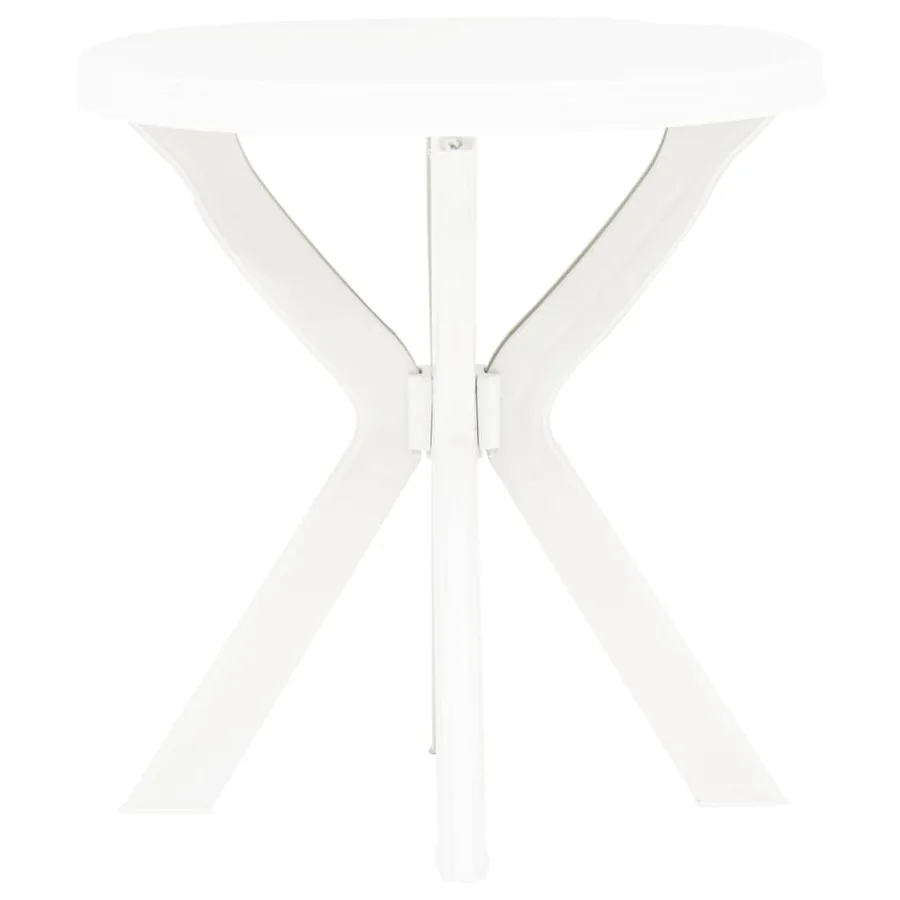 Table de bistro Blanc Ø70 cm Plastique - 2
