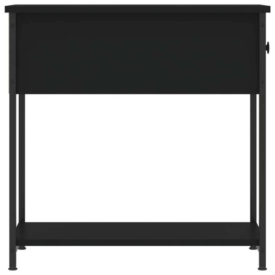 Tables de chevet 2 pcs noir 30x60x60 cm bois d’ingénierie - 8