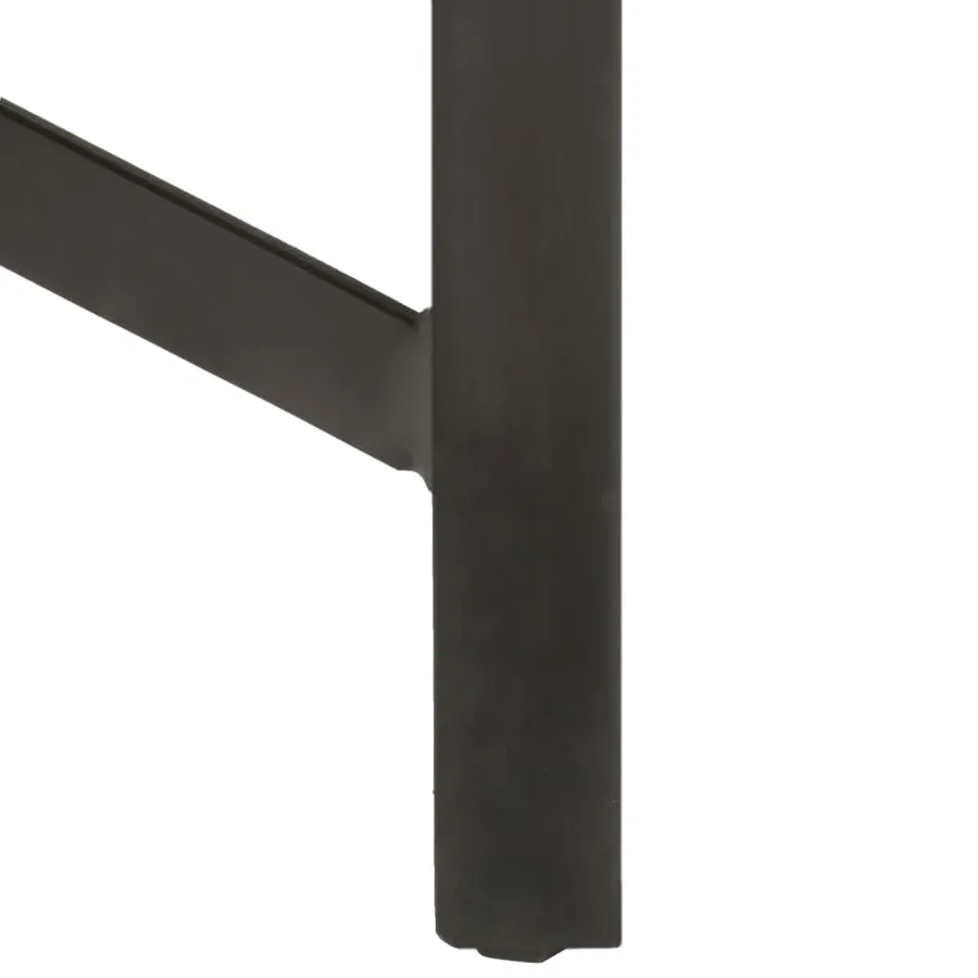 Table de bar 60x60x107 cm Bois de manguier brut - 6