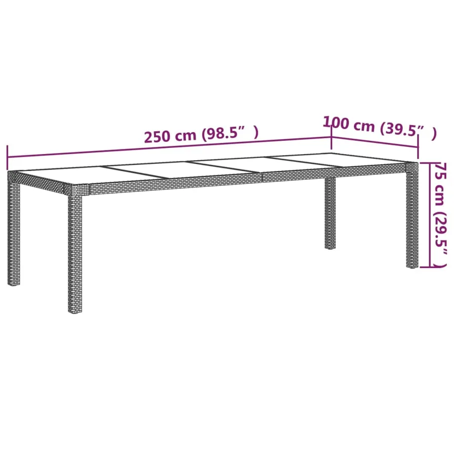 Salon de jardin avec coussins 11 pcs Résine tressée Beige - 3