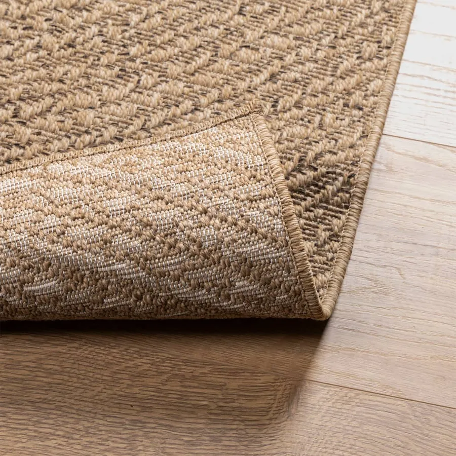 Tapis ZIZUR 200x290 cm aspect de jute intérieur et extérieur - 7