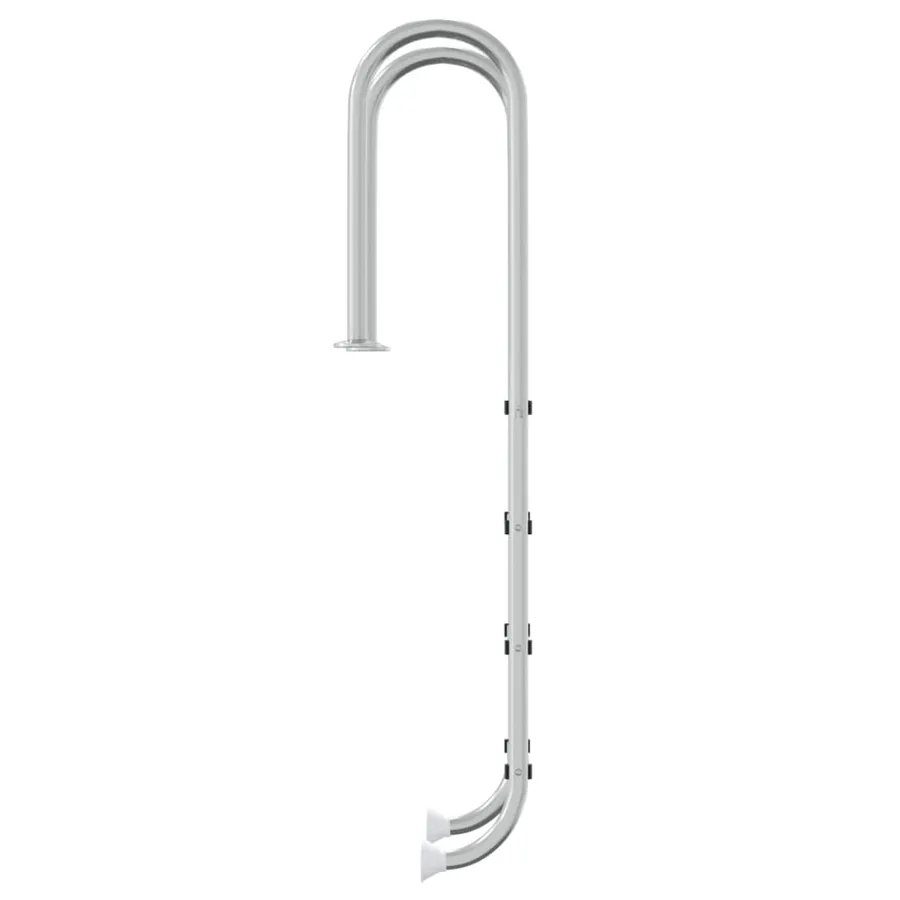 Échelle de piscine 54x38x184,5 cm acier inoxydable 304 - 4