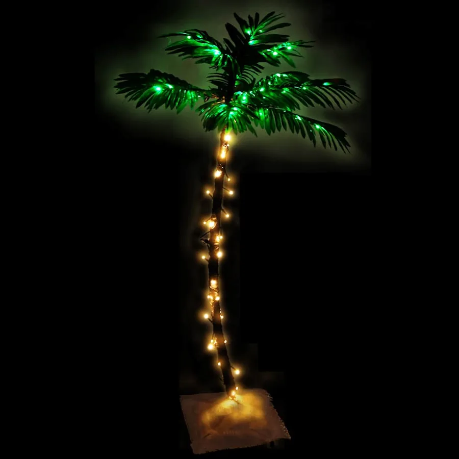 Palmier à LED 72 LED Blanc chaud 120 cm - 3