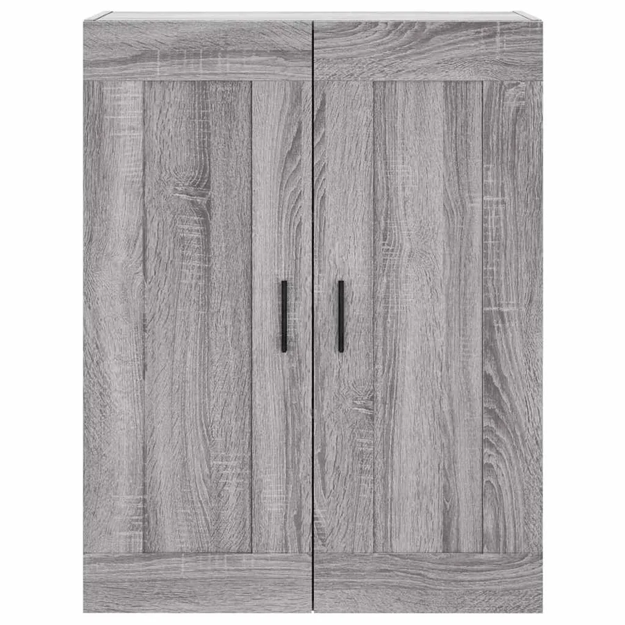 Buffet haut Sonoma gris 69,5x34x180 cm Bois d'ingénierie - 6