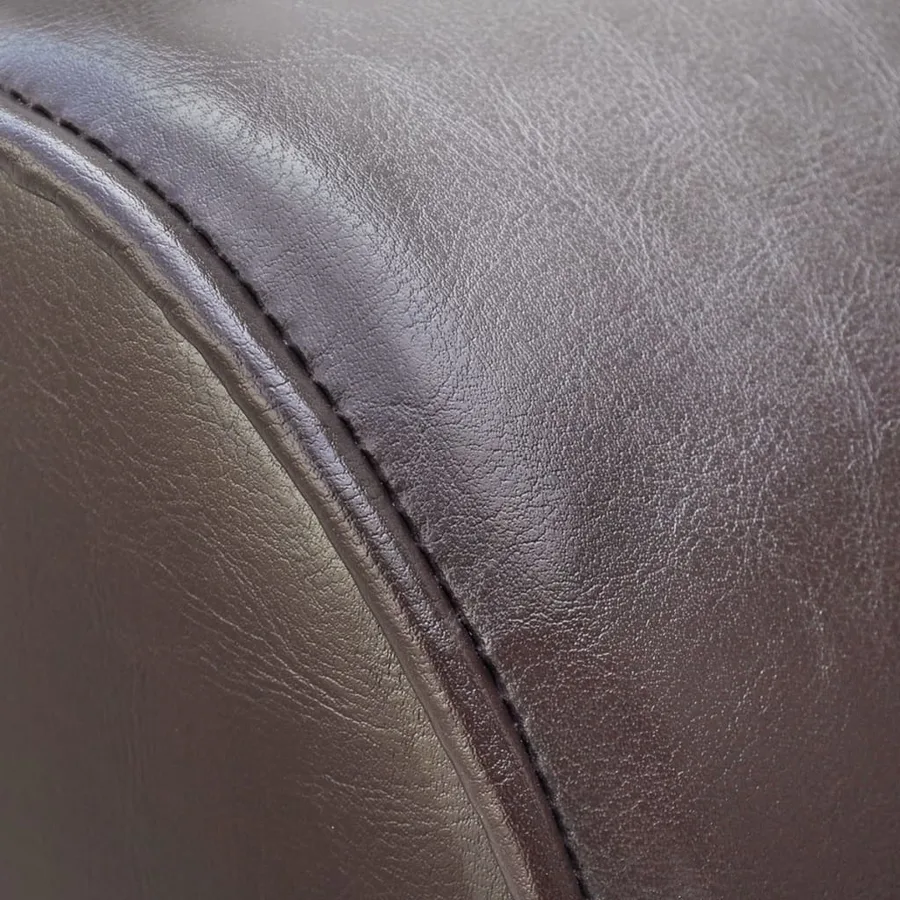Chaise longue Marron Similicuir - 4