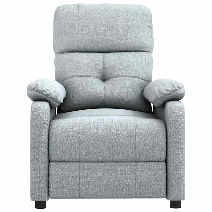 Fauteuil de massage Gris clair Tissu - 3