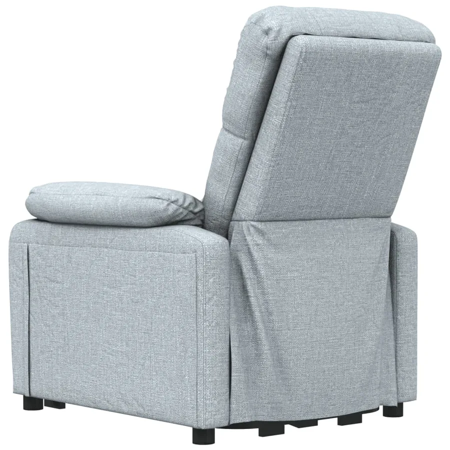 Fauteuil électrique de massage Gris clair Tissu - 6