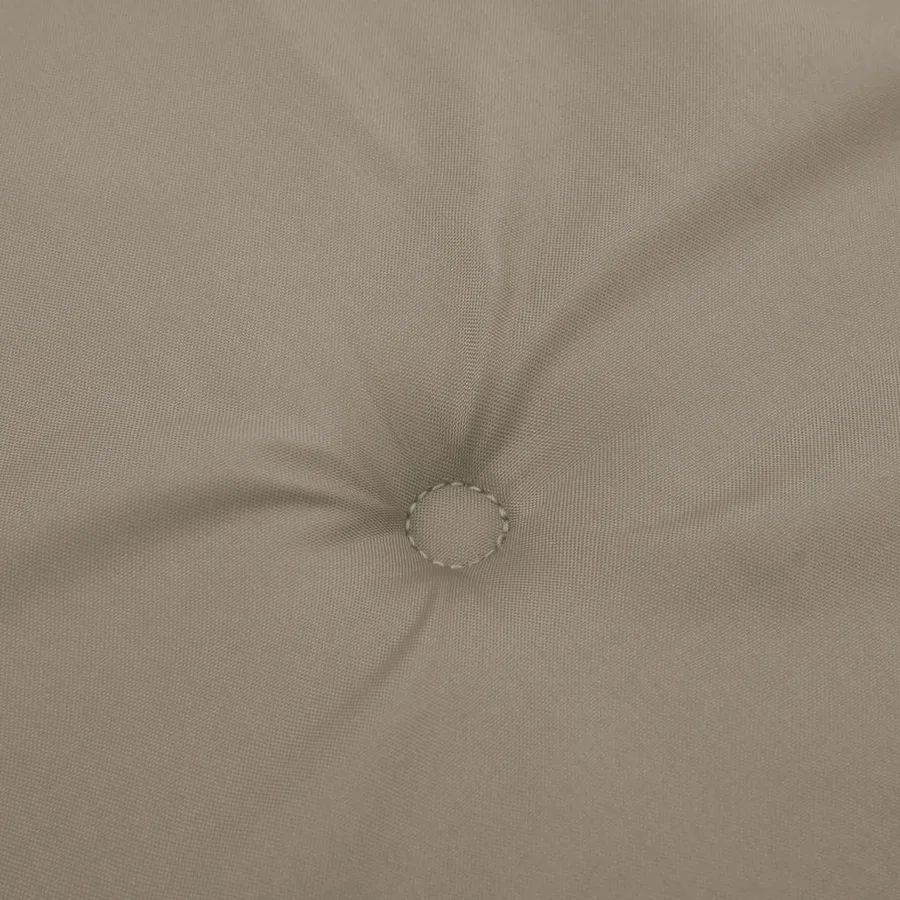 Coussins de chaise de jardin à dossier bas lot de 4 taupe - 8