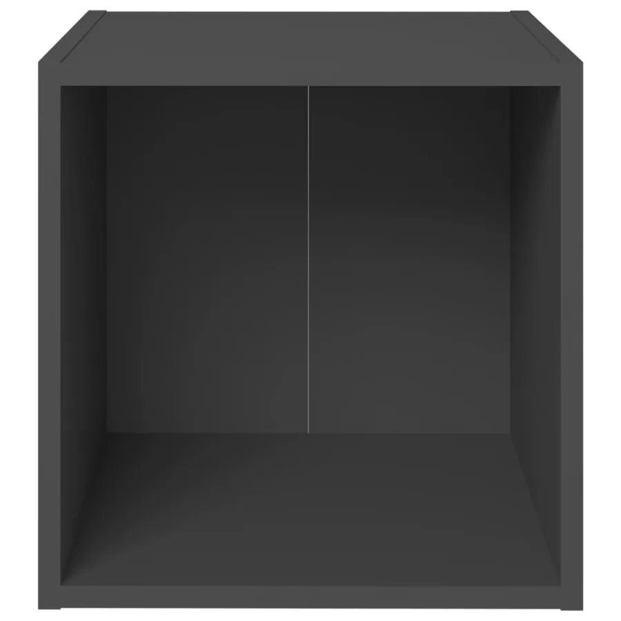 Meubles TV 4 pcs gris 37x35x37 cm bois d’ingénierie - 4