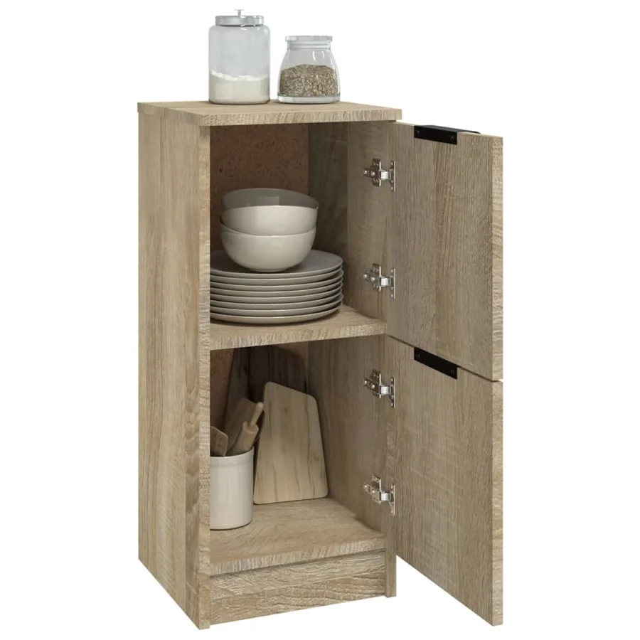 Buffets 2 pcs Chêne Sonoma 30x30x70 cm Bois d'ingénierie - 7