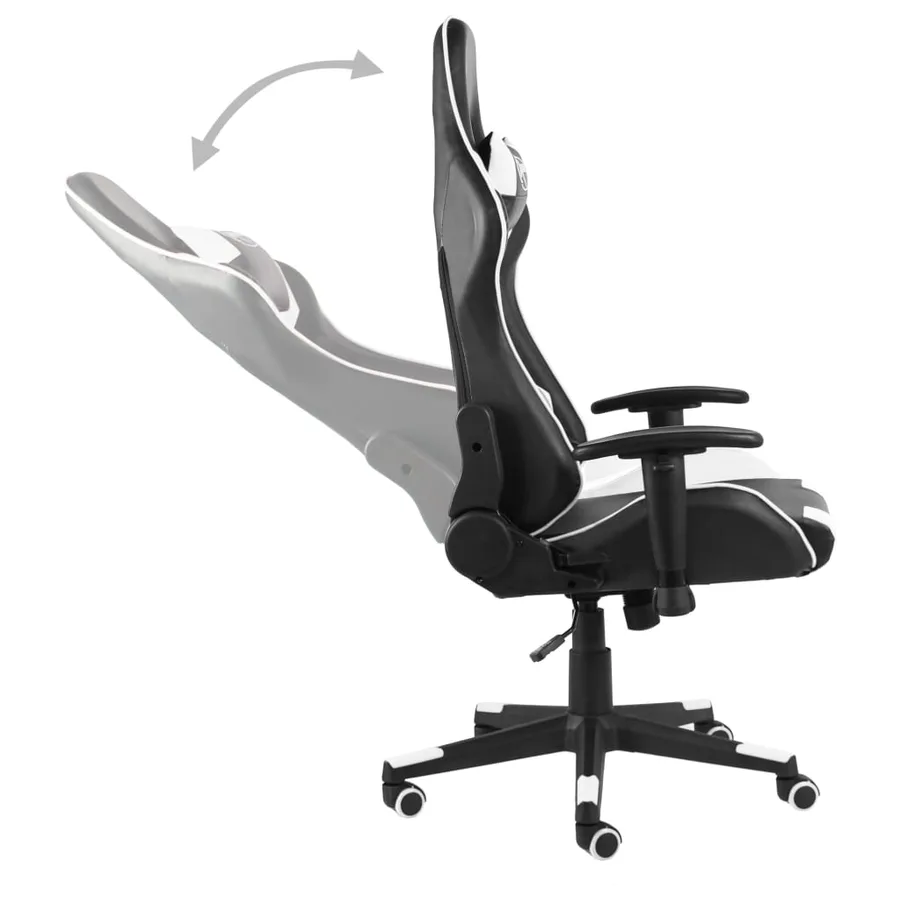 Chaise de jeu pivotante Blanc PVC - 4