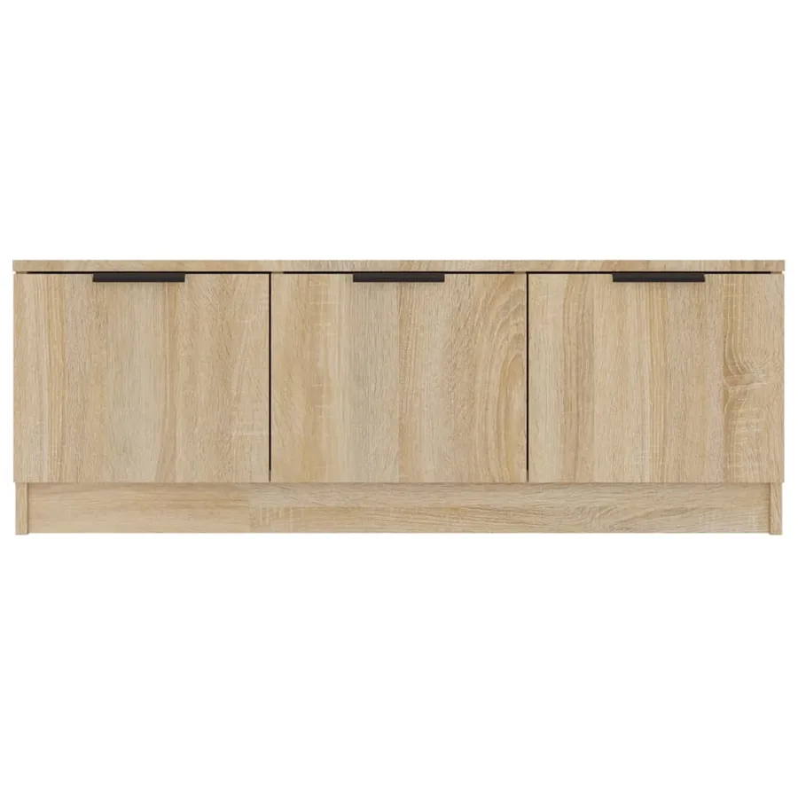 Meuble TV Chêne sonoma 102x35x36,5 cm Bois d'ingénierie - 7