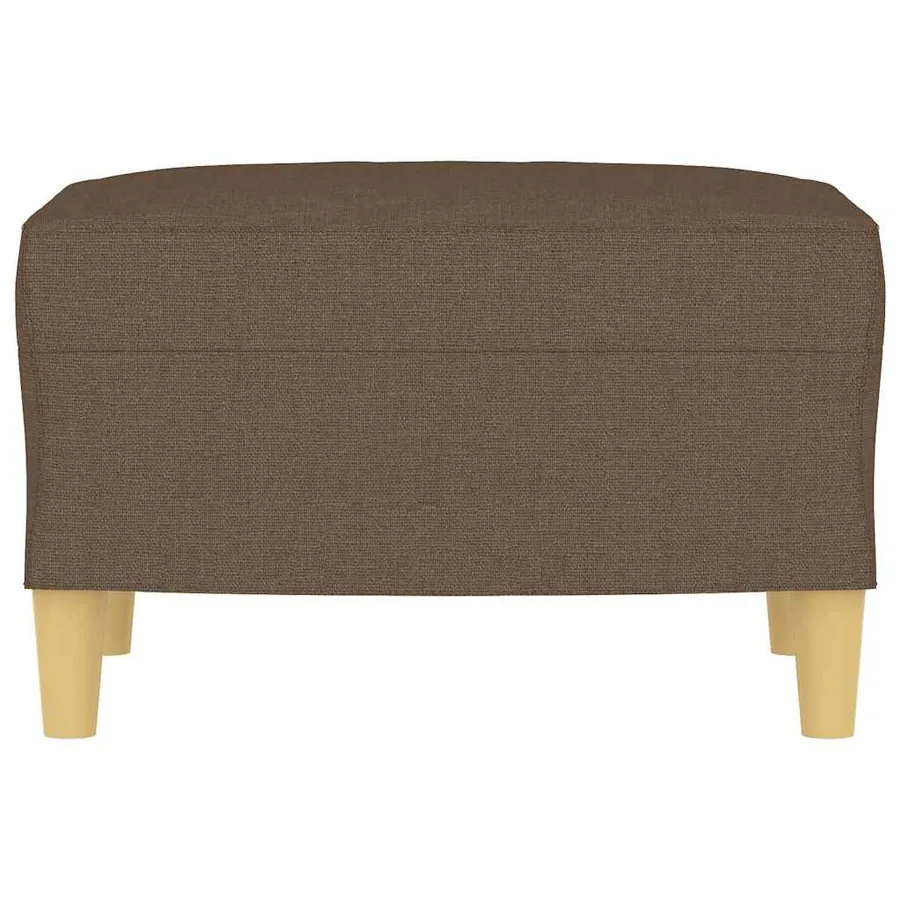 Repose-pied Marron 60x50x41 cm Tissu - 3