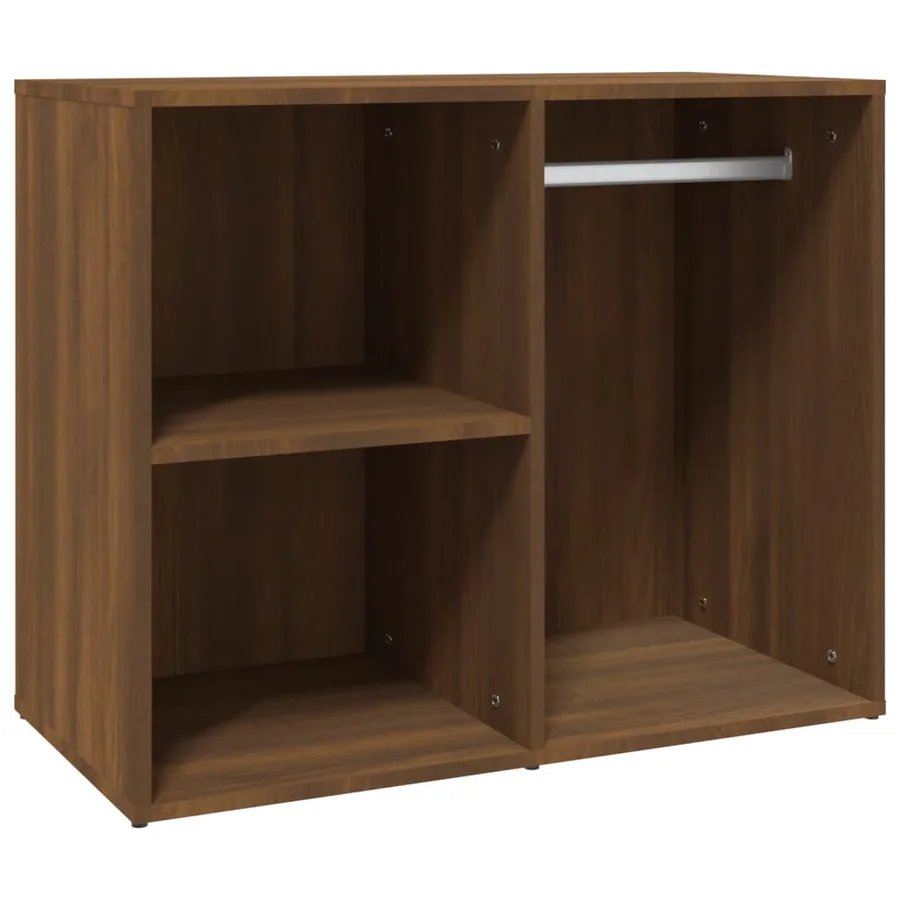 Coiffeuse à LED avec armoires Chêne marron Bois d'ingénierie - 10