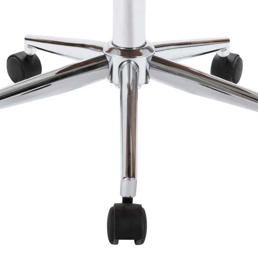 Chaise pivotante à manger Blanc Bois courbé et similicuir - 6