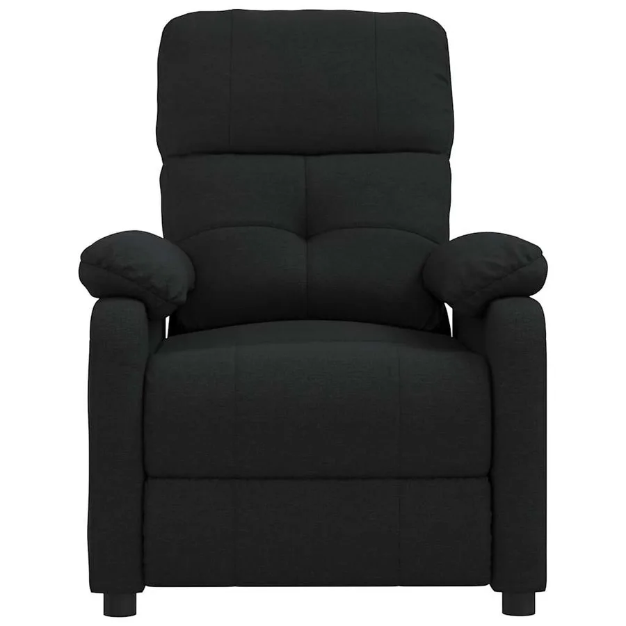 Fauteuil inclinable Noir Tissu - 3