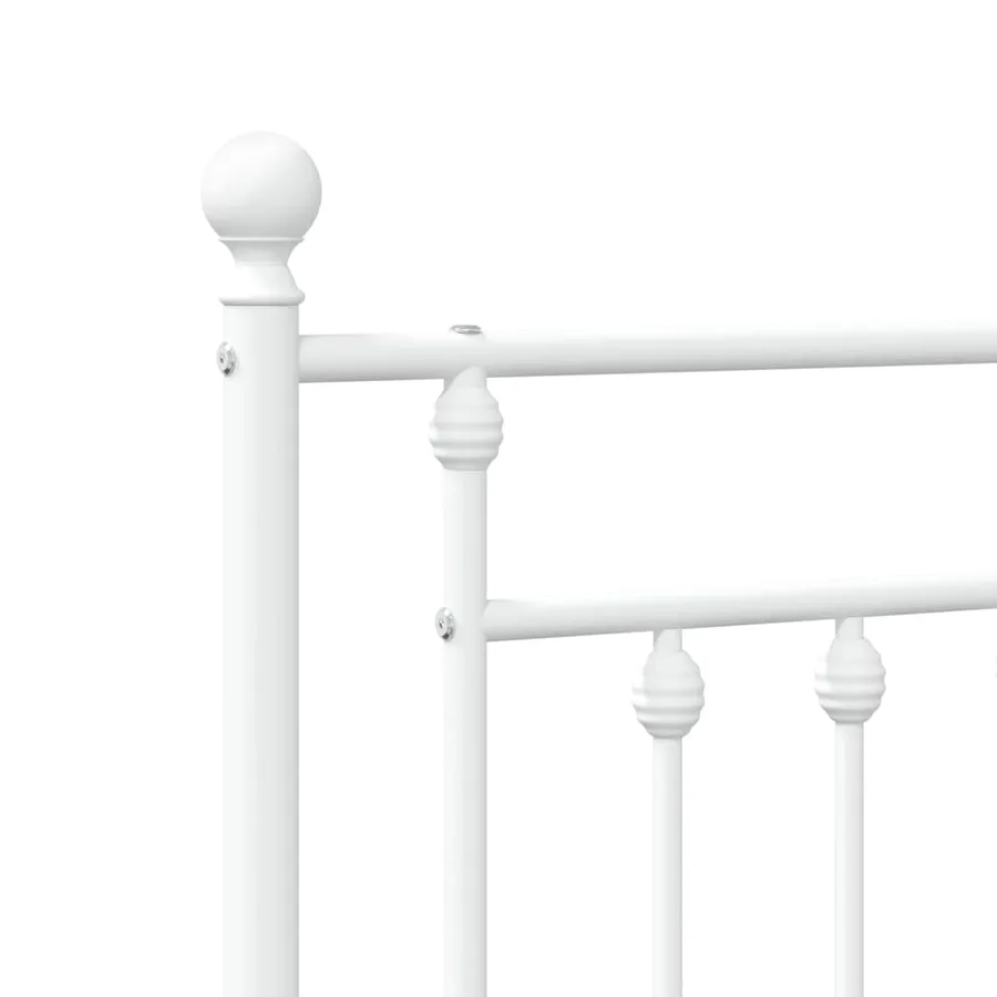 Tête de lit de remplacement métal blanc 140 cm - 6