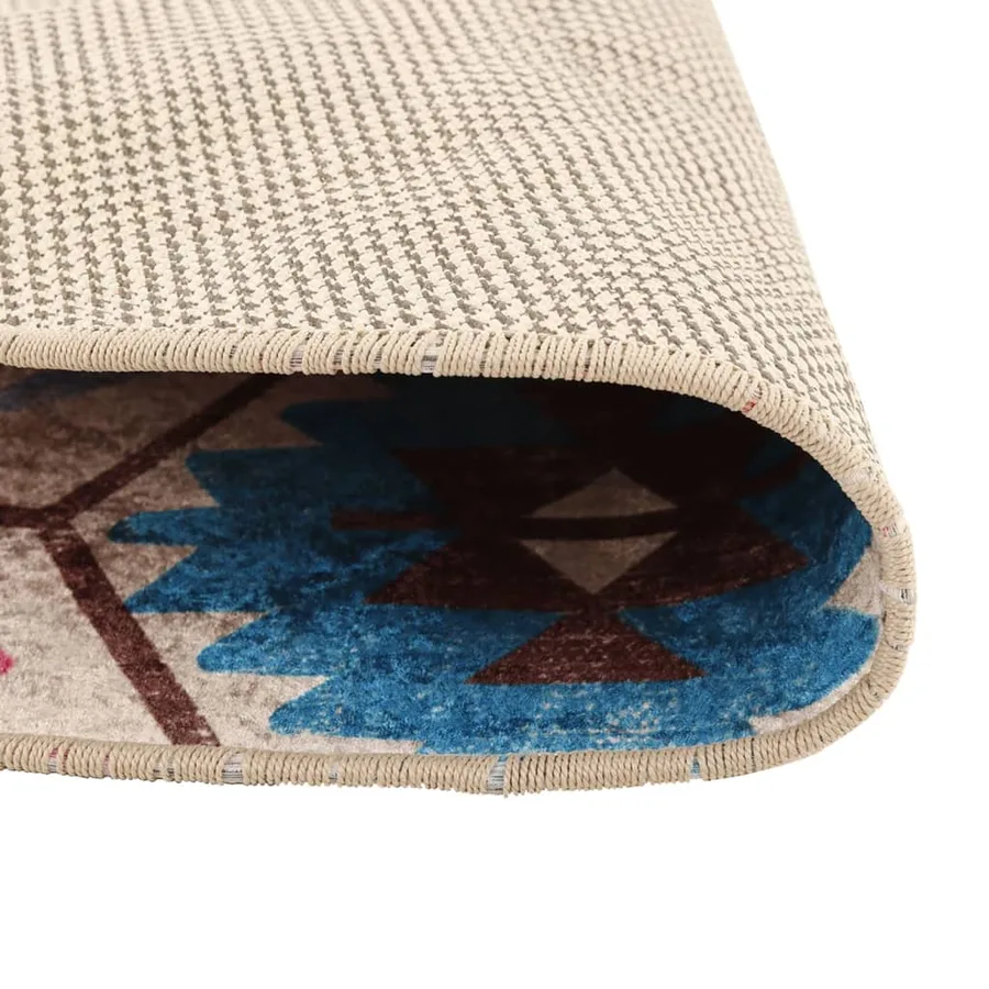 Tapis lavable multicolore Ø 120 cm - 3