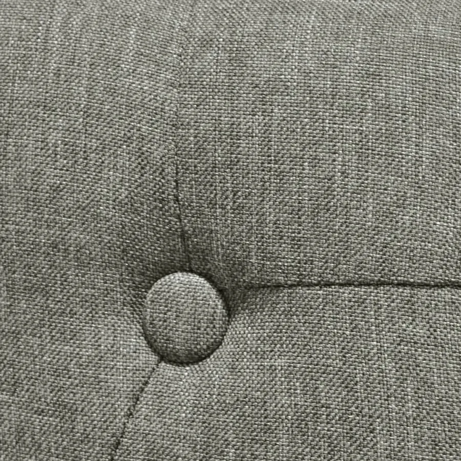 Chaises à manger lot de 4 gris tissu - 6